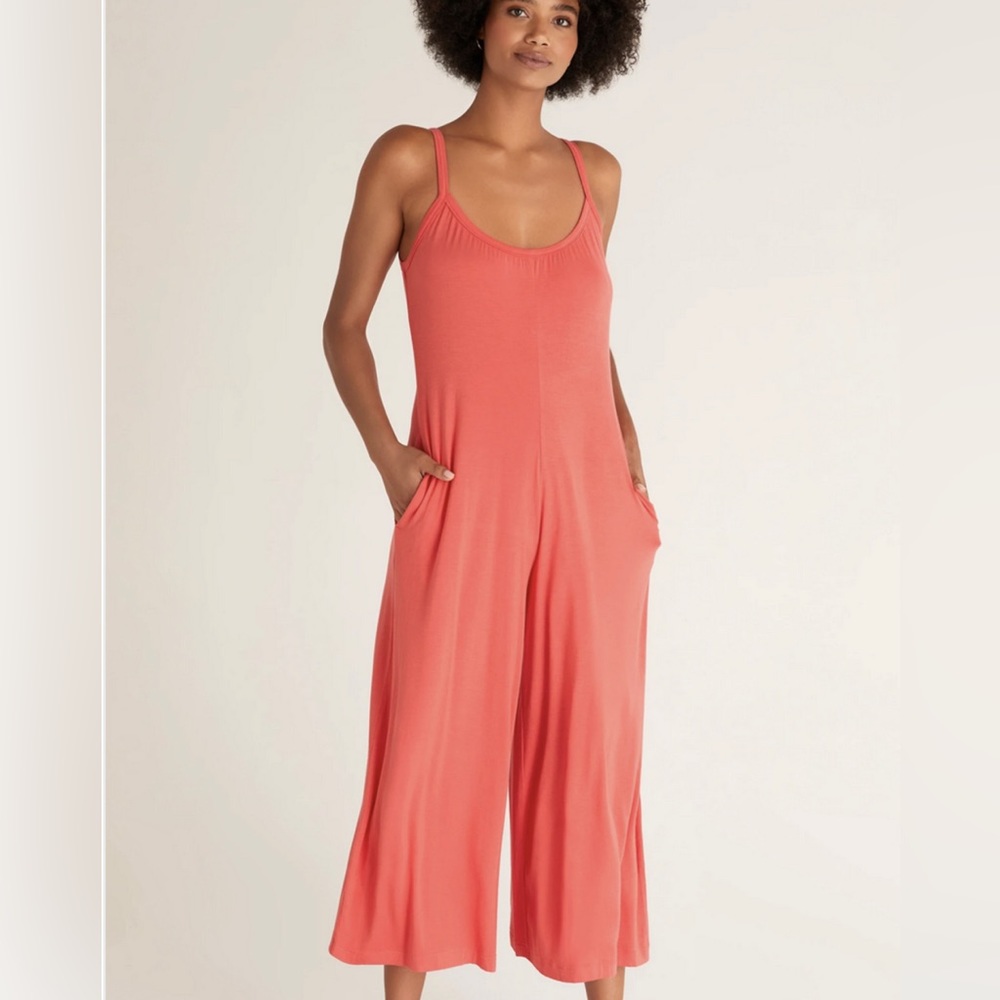 Z supply Solstice Jumpsuit - Navy - Small